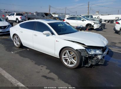 2014 AUDI A7 3.0T PREMIUM PLUS White  Gasoline WAUWGAFC3EN076459 photo #1