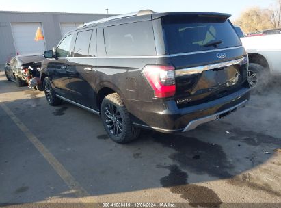 2019 FORD EXPEDITION MAX LIMITED Black  gas 1FMJK2AT9KEA59181 photo #4