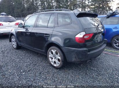 2005 BMW X3 3.0I Black  Gasoline WBXPA93415WD15009 photo #4