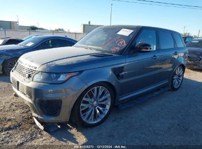 2016 LAND ROVER RANGE ROVER SPORT 5.0L V8 SUPERCHARGED SVR Gray  Gasoline SALWZ2EF0GA558131 photo #3