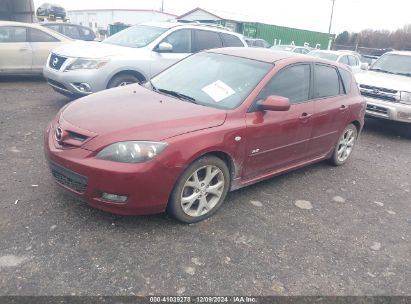 2008 MAZDA MAZDA3 S SPORT Red  Gasoline JM1BK343981122144 photo #3