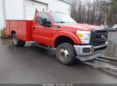 2012 FORD F-350 CHASSIS XL Red  Gasoline 1FDRF3H61CEC16202 photo #1