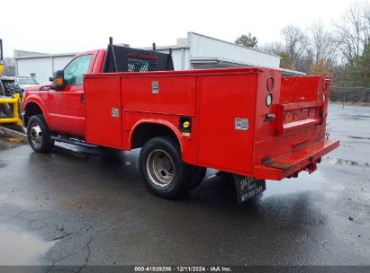 2012 FORD F-350 CHASSIS XL Red  Gasoline 1FDRF3H61CEC16202 photo #4