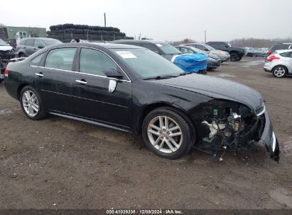 2012 CHEVROLET IMPALA LTZ Black  Gasoline 2G1WC5E35C1118659 photo #1