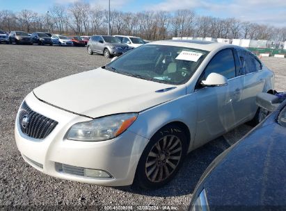 2012 BUICK REGAL White  Flexible Fuel 2G4GR5EK7C9133310 photo #3