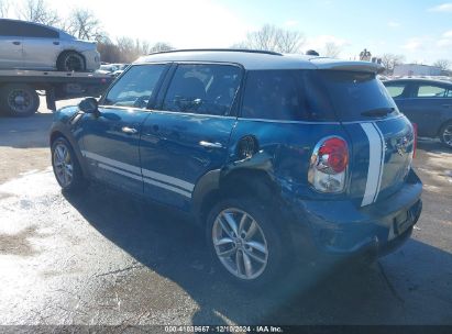 2011 MINI COOPER S COUNTRYMAN Blue  Gasoline WMWZC5C57BWL54582 photo #4