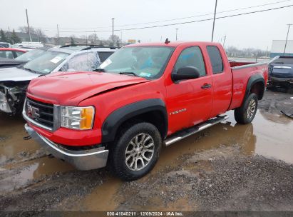 2008 GMC SIERRA 1500 WORK TRUCK Red  Gasoline 1GTEK19J48Z257011 photo #3