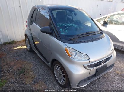 2014 SMART FORTWO ELECTRIC DRIVE PASSION Silver  Electric WMEEJ9AA4EK736645 photo #1