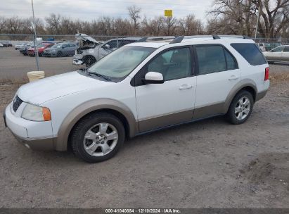 2007 FORD FREESTYLE SEL White  Gasoline 1FMZK05157GA02780 photo #3