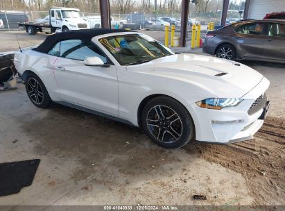 2021 FORD MUSTANG ECOBOOST PREMIUM White  Gasoline 1FATP8UH6M5122433 photo #1