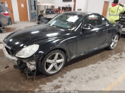 2004 LEXUS SC 430 Black  Gasoline JTHFN48Y040058272 photo #3