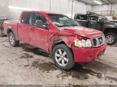 2008 NISSAN TITAN XE Red  Gasoline 1N6AA07CX8N324005 photo #1