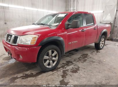 2008 NISSAN TITAN XE Red  Gasoline 1N6AA07CX8N324005 photo #3