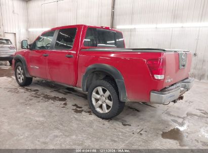 2008 NISSAN TITAN XE Red  Gasoline 1N6AA07CX8N324005 photo #4