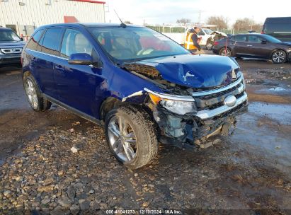 2013 FORD EDGE LIMITED Blue  Gasoline 2FMDK3KC6DBA63835 photo #1