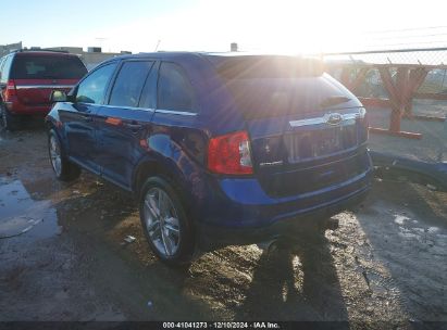 2013 FORD EDGE LIMITED Blue  Gasoline 2FMDK3KC6DBA63835 photo #4