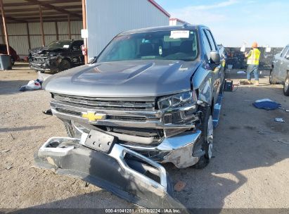 2022 CHEVROLET SILVERADO 1500 LTD 4WD  SHORT BED LTZ Gray  Gasoline 3GCUYGED6NG118524 photo #3