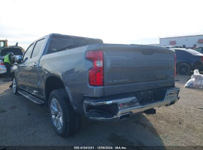 2022 CHEVROLET SILVERADO 1500 LTD 4WD  SHORT BED LTZ Gray  Gasoline 3GCUYGED6NG118524 photo #4