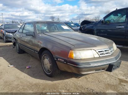 1987 FORD THUNDERBIRD Brown  Gasoline 1FABP6031HH149733 photo #1