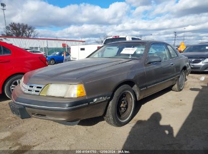 1987 FORD THUNDERBIRD Brown  Gasoline 1FABP6031HH149733 photo #3