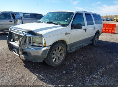 2003 FORD EXCURSION XLT White  Gasoline 1FMNU40L83EA81067 photo #3