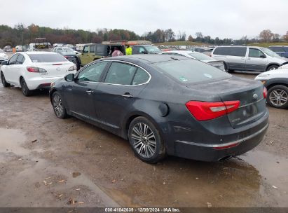 2014 KIA CADENZA PREMIUM Gray  Gasoline KNALN4D71E5124881 photo #4