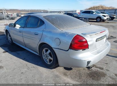 2004 PONTIAC GRAND PRIX GT1 Silver  Gasoline 2G2WP522341297555 photo #4