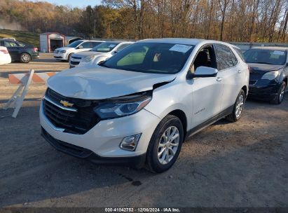 2019 CHEVROLET EQUINOX LT White  Gasoline 2GNAXKEV1K6287575 photo #3