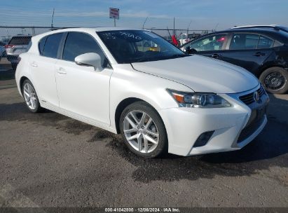 2014 LEXUS CT 200H White  Hybrid JTHKD5BH4E2208468 photo #1