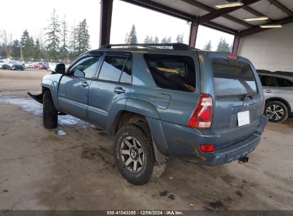 2005 TOYOTA 4RUNNER SR5 V6 Blue  Gasoline JTEBU14R850072806 photo #4