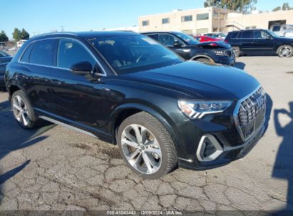 2021 AUDI Q3 PREMIUM PLUS 45 TFSI S LINE QUATTRO TIPTRONIC Black  Gasoline WA1EECF34M1125152 photo #1