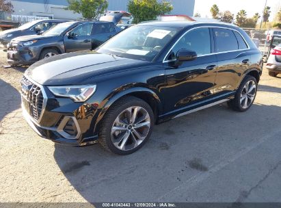 2021 AUDI Q3 PREMIUM PLUS 45 TFSI S LINE QUATTRO TIPTRONIC Black  Gasoline WA1EECF34M1125152 photo #3