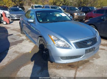 2009 INFINITI G37 Blue  Gasoline JNKCV66E59M724839 photo #1