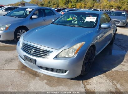 2009 INFINITI G37 Blue  Gasoline JNKCV66E59M724839 photo #3