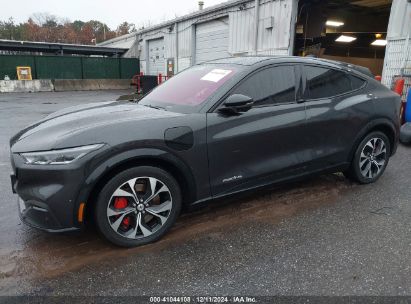 2021 FORD MUSTANG MACH-E PREMIUM Gray  Electric 3FMTK3SS8MMA54216 photo #3