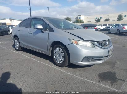 2013 HONDA CIVIC LX Silver  Gasoline 19XFB2F55DE271880 photo #1