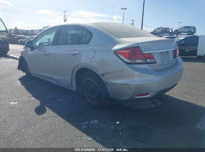 2013 HONDA CIVIC LX Silver  Gasoline 19XFB2F55DE271880 photo #4