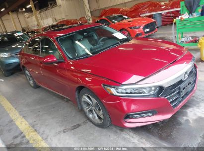 2018 HONDA ACCORD EX Red  Gasoline 1HGCV1F43JA189867 photo #1