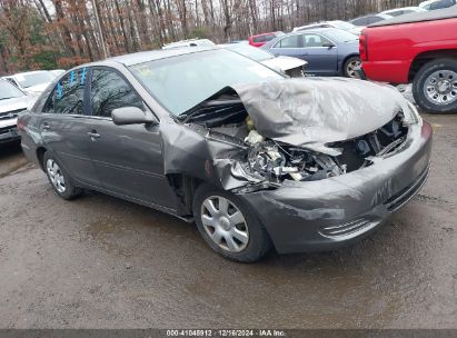 2003 TOYOTA CAMRY LE Gray  Gasoline 4T1BE30K13U716122 photo #1