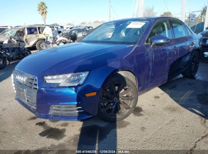 2017 AUDI A4 2.0T ULTRA PREMIUM Blue  Gasoline WAUGMAF46HN067264 photo #3