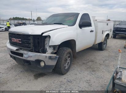 2011 GMC SIERRA 2500HD WORK TRUCK White  Flexible Fuel 1GD01ZCG9BF118179 photo #3