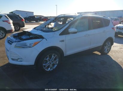 2014 FORD ESCAPE TITANIUM White  Gasoline 1FMCU9J9XEUE49992 photo #3