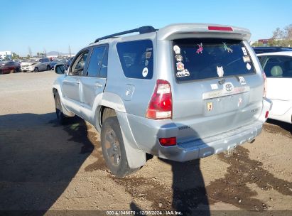 2005 TOYOTA 4RUNNER LIMITED V6 Silver  Gasoline JTEZU17R958023240 photo #4