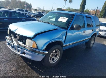 1997 CHEVROLET BLAZER LS Blue  Gasoline 1GNDT13W2V2120593 photo #3