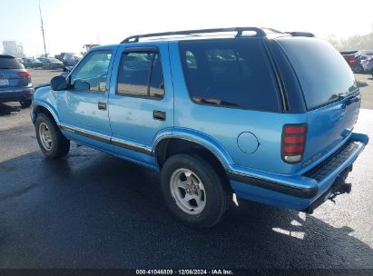 1997 CHEVROLET BLAZER LS Blue  Gasoline 1GNDT13W2V2120593 photo #4