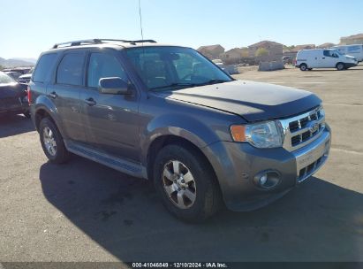 2011 FORD ESCAPE LIMITED Gray  Flexible Fuel 1FMCU0EG9BKB32491 photo #1