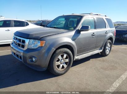 2011 FORD ESCAPE LIMITED Gray  Flexible Fuel 1FMCU0EG9BKB32491 photo #3