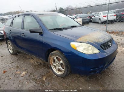 2004 TOYOTA MATRIX STANDARD Blue  Gasoline 2T1KR32E04C259821 photo #1