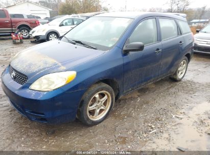 2004 TOYOTA MATRIX STANDARD Blue  Gasoline 2T1KR32E04C259821 photo #3