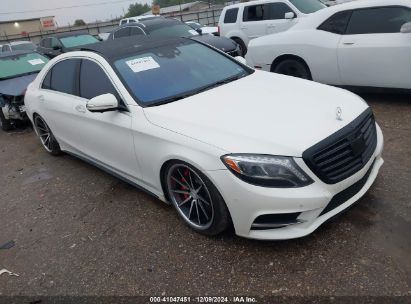 2016 MERCEDES-BENZ S 550 White  gas WDDUG8CBXGA234570 photo #1